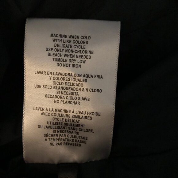 LEVI’S MOTO JACKET PYTHON SNAKESKIN FAUX-LEATHER BELTED HEM INDIGO BLUE M NWT - Picture 10 of 12